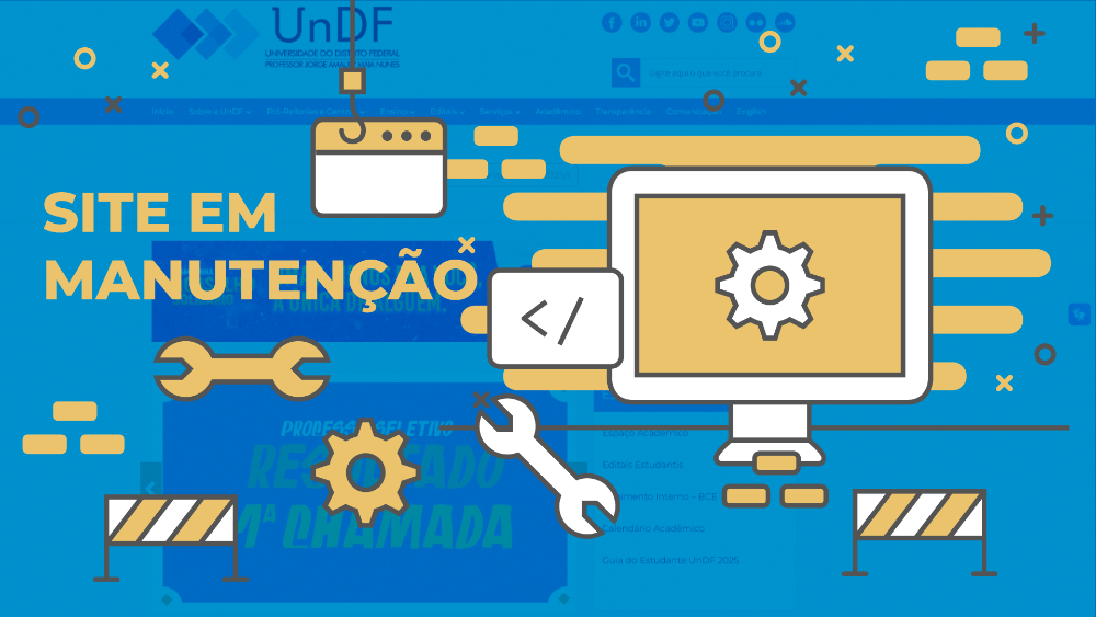 Capa da notícia: Site em manutenção